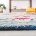thumbnail image 4 of SAFAVIEH Bellagio Rio Floral Wool Area Rug, Light Blue/Multi, 5' x 5' Square, 4 of 11