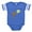Royal Blue, variant on CafePress - Gday Mate - Cute Infant Baby Football Bodysuit