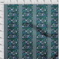 thumbnail image 4 of oneOone Cotton Poplin Twill Teal Green Fabric Asian Paisley Fabric For Sewing Printed Craft Fabric By The Yard 56 Inch Wide, 4 of 4
