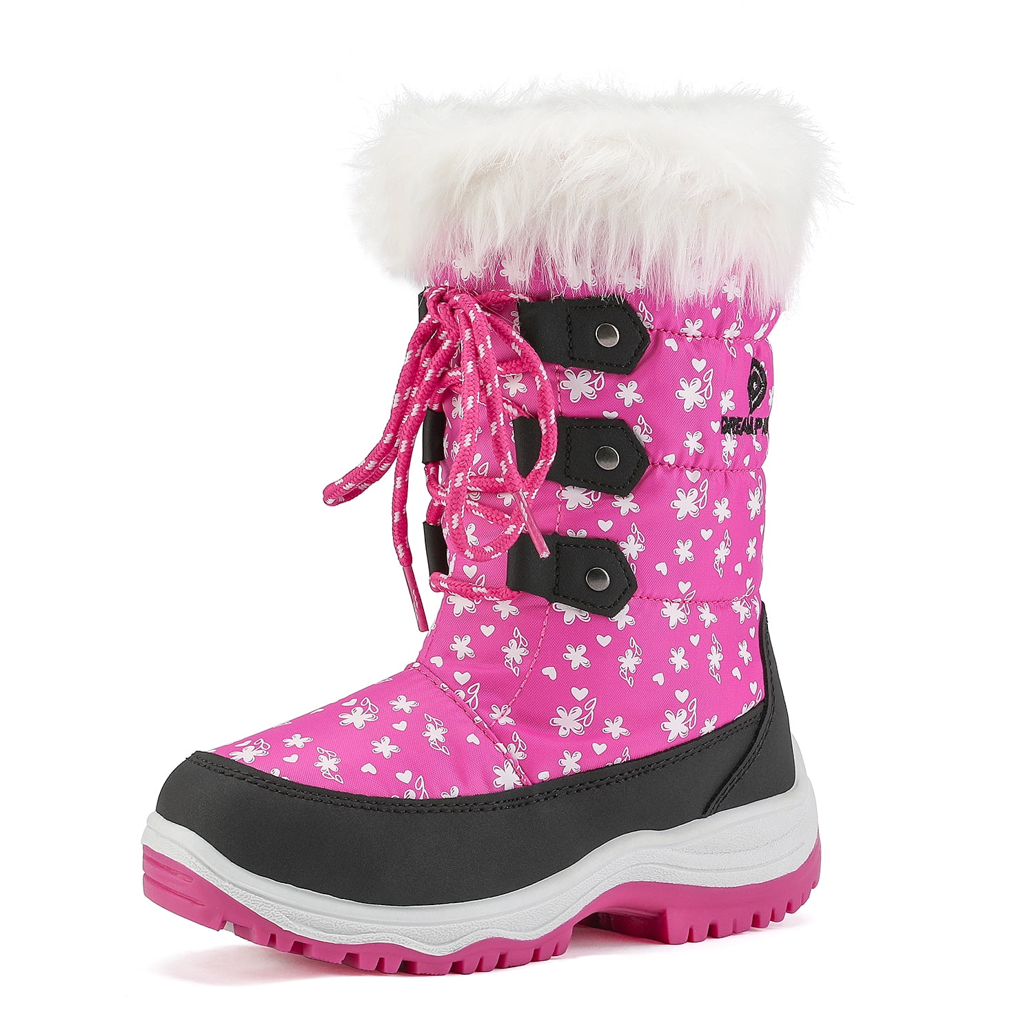 DREAM PAIRS Boys Girls Nordic Knee High Winter Snow Boots 