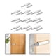 thumbnail image 4 of 10x pestillos de puerta de pequeña sala, pestillo táctil, pestillos de liberación, prensa para abrir, bisagras amortiguadoras de material acero inoxidable para mue Cabeza de plastico Macarena Pestillo de empuje del gabinete, 4 of 4