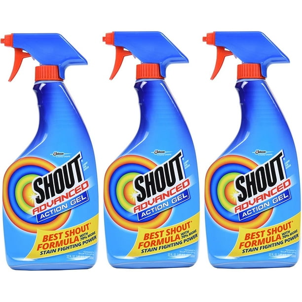 Shout Advanced Spray and Wash Laundry Stain Remover Gel, Best Shout