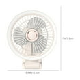 thumbnail image 3 of XGFHYJEH Desk Fan, Box Fan, Small Fan, Box Fans for Home, Desk Fans under $15.00, Small Box Fan, Portable Personal Quiet Electric Fan for Home, Plastic, 3 of 7