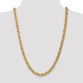 thumbnail image 2 of 14k Yellow Gold 26 Inch 7.3mm Miami Cuban Chain Necklace Pendant Charm Curb, 2 of 9