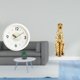 thumbnail image 2 of Reloj de pared,Reloj de pared decorativo,moderno y elegante.,Reloj de pared redondo silencioso y sin tictac,regalo,Figura de guepardo,Figura de guepardo dorado,adorno de escritorio moderno, 2 of 8