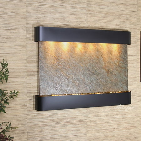 Adagio Fountains Teton Falls Natural Stone/Metal Wall Fountain