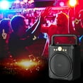 thumbnail image 3 of Wireless Bluetooth Handheld Speaker With Colorful Light Show, Portable Party Speaker, TF Card AUX USB, Long Battery, Compact, Indoor Outdoor, Stylish Audio For Home Or Travel, Rich Bass, 3 of 6