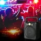 thumbnail image 3 of Altavoz Bluetooth inalámbrico portátil | Diseño de mano | Luz LED de colores | Sonido estéreo | Bluetooth 5.0 | Tarjeta TF Soporte USB AUX | Batería de 800 mAh | Negro | 14x9.5x21.5cm, 3 of 6