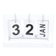 thumbnail image 2 of Calendario De Escritorio De Madera, Calendario De Madera Con Tapa De Pie, Pantalla Grande Perpetua Vintage, Multiusos, Fácil De Leer Para Estudiar, 2 of 7
