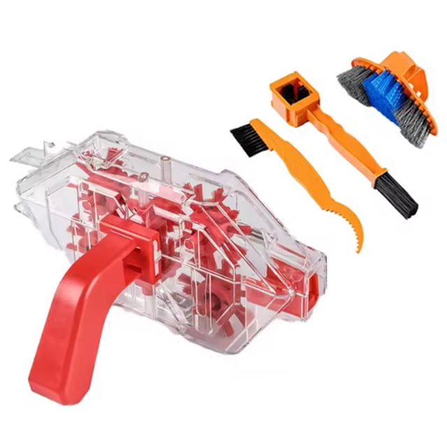 Limpiador de cadena, herramientas para bicicleta, cepillo de limpieza de cadena 3D para bicicleta