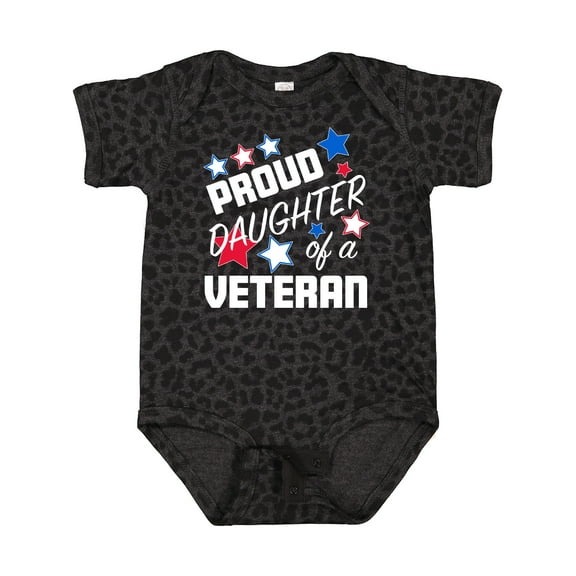 Inktastic Proud Daughter of a Veteran Veterans Day Girls Baby Bodysuit
