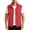 Red, variant on GrmtClth Men's Lightweight Breathable Outdoor Waistcoat Stand Collar Zip Up Multi Pockets Walking Camping Fishing Vest Khaki 4XL