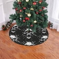 thumbnail image 2 of ZHANZZK Screaming Skull Vampire Xmas Christmas Tree Skirt Stand Mat for Holiday Party Decoration Indoor Outdoor 48 inches, 2 of 3