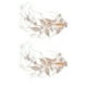 thumbnail image 1 of Minnieouse 2 piezas de accesorios nupciales para el cabello de boda, decoración de joyería, hermoso adorno de vestido, pinza para el cabello, accesorio de Accesorio para el cabello Dorado Largo Minnieouse AP012058-01, 1 of 6