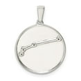 thumbnail image 2 of Sterling Silver Rhodium-plated & CZ Aries Zodiac Pendant QC9730, 2 of 4