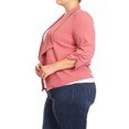 thumbnail image 3 of Women's Plus Size Women's Trendy Style Open Front Casual Blazer Jacket, 3 of 4