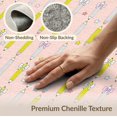 thumbnail image 6 of ODIKA 8'x10' Washable Area Rug Classroom Cheerful Schoolgirl Tied Ribbon Academic Abstract Pencil for King Size Bedroom Under Bed, Master Suite, Non-Shedding, Easy Care, 6 of 7