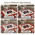 thumbnail image 7 of ODIKA 6'x9' Southwestern Red Washable Area Rug Easy Care, Non-Shedding, for Queen Size Bedroom Under Bed Master Suite, 7 of 7
