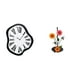 thumbnail image 1 of Reloj De Pared Acrílico De Lujo Con Forma De Girasol, Soporte Para Pañuelos Desechables, Diseño Creativo Y único. Soporte Vertical Antideslizante Para Escritorio. Ideal Para El Hogar., 1 of 8