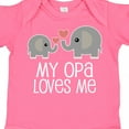 thumbnail image 4 of Inktastic My Opa Loves Me Elephant Boys or Girls Baby Bodysuit, 4 of 5