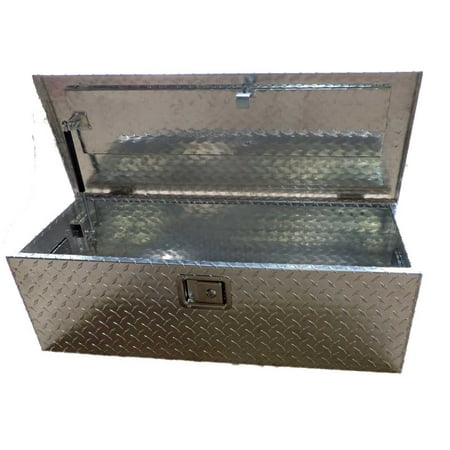 

Diamond Plate Aluminum Tool Box Large 31 Universal Fit