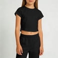 thumbnail image 3 of Vêtements pour Filles T-Shirts Graphiques à Col Rond Tenues d'Été Garçons 8-9 Ans Vêtements, 3 of 4
