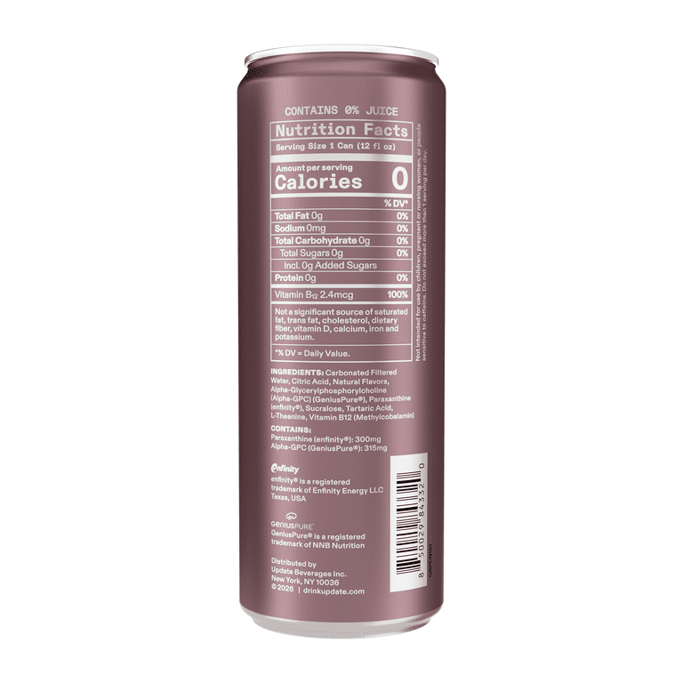 UPDATE Zero Sugar Energy Drink, Grape, 12 fl oz Can - Walmart.com UPDATE Zero Sugar Energy Drink, Grape, 12 fl oz Can - Walmart.com