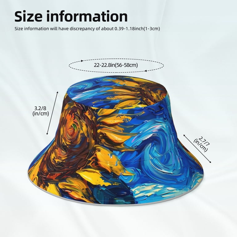 Starry Night Bucket Hat Starry Night - Vincent Van Gogh main image 4