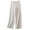 White, variant on Patlollav 2024 Womens Fashionable Casual Solid Color Cotton and Linen Straight Leg Wide Leg Pants