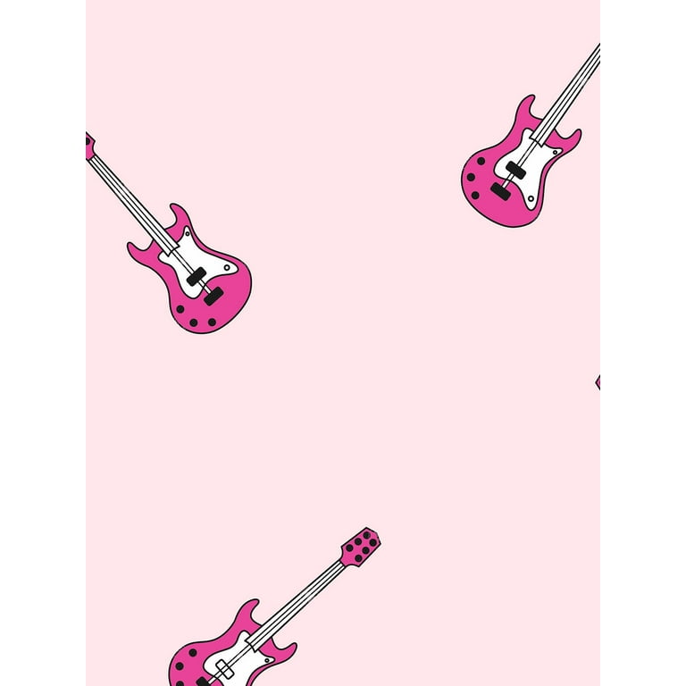 Pink barbie guitar new arrivals