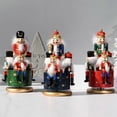 thumbnail image 3 of European-type handmade nutcracker rotating music box handicraft decoration home wooden music box blue, 3 of 4