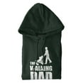 thumbnail image 4 of Walking Dad Nerdy Zombie Movie Lover Hoodie Hooded Sweatshirt Men Brisco Brands 5X, 4 of 6