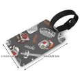 thumbnail image 4 of Balery Japanese Sushi Hashi Print Durable Luggage Tags with Secure Strap, Personalized Travel ID Tags for Suitcases, Bags, and Backpacks - Easy Identification for Men and Women, 4 of 8