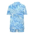 thumbnail image 5 of Enjoytime Travel Outfits for Women 2 Piece Sets Tropical Print Short Sleeve Shirt with Shorts Lounge Set Summer Casual Beach Wear, 5 of 5