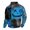Blue, variant on GrmtClth Mens Casual Halloween Long Sleeve Stand Collar Shirts Patchwork Multi Tone Horror Element Print Soft Stretchy Ribbed Holiday Golf Daily Tops Light Green S