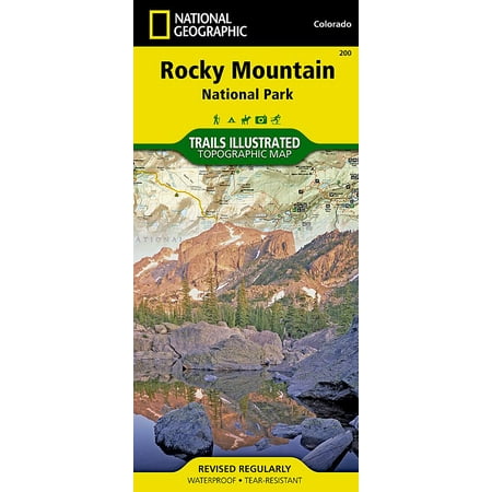 National geographic maps: trails illustrated: rocky mountain national park - folded map: (Best Places In Rocky Mountain National Park)
