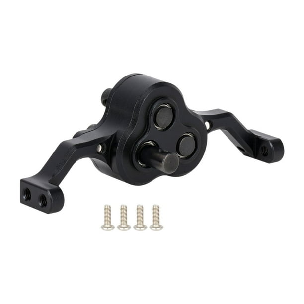 Caja de transferencia para coche RC 1/10. Reemplaza la pieza del cojinete de soporte ajustable de la transmisión. Negro