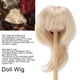 thumbnail image 3 of Pelera De Muñecas, 1/4 Pelucas De Cabello De Muñeca Cabezón Recto De Peluca Recta Cabello Sintético Para Muñecas Circunción De Cabeza 18.5 A 21 Cm 7.3 A 8.3in, Pelucas De, 3 of 7