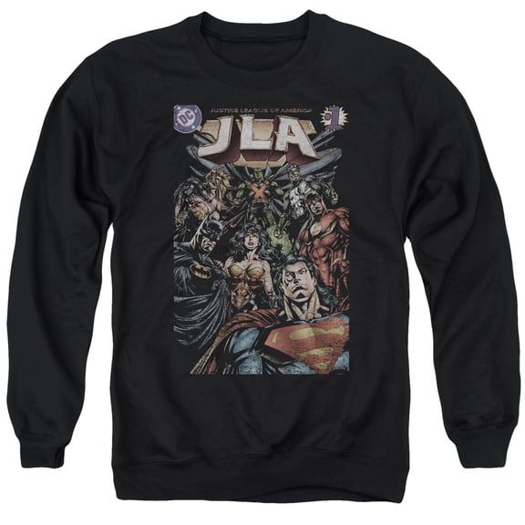Jla - #1 Cover - Crewneck Sweatshirt - XXX-Large