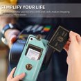 thumbnail image 2 of Crossbody Wallet Women Case for Samsung A72 5G/4G,[RFID Blocking] Credit Card Holder with Should Strap,Premium PU Leather Purse Metal Buckle Folio Flip Cover for Samsung Galaxy A72 5G/4G, Green, 2 of 8