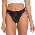 thumbnail image 1 of Fotbe Mardi Gras Carnival Tanga Sin Costuras para Mujer con Estampado – Panties Invisibles, Transpirables y Cómodos para Uso Diario-3X-Large, 1 of 6