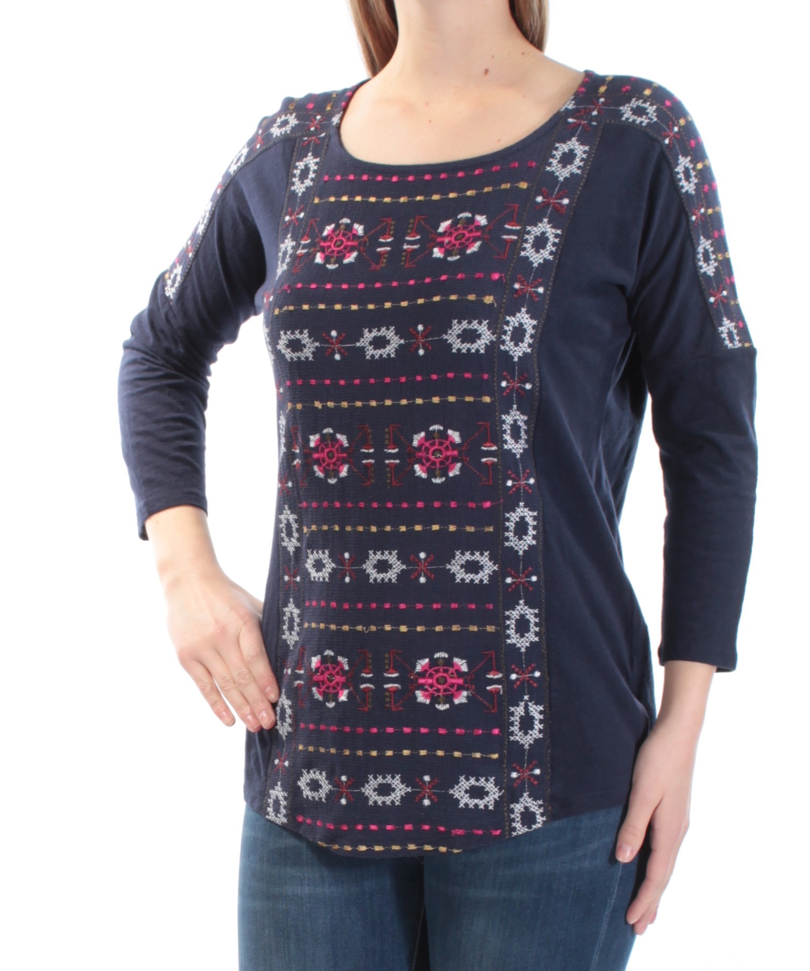 LUCKY BRAND Womens Navy Pink 