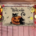 thumbnail image 3 of Mom's Best Felpudos de calabaza para entrada de dormitorio, sala de estar, antideslizantes y de alta absorción, 3 of 4