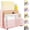 Rose Gold, variant on Mail Organizer Countertop, Metal File Holder with 3-Slot, Rose Gold Desk Accessories & Workspace Organizers (Rose Gold)