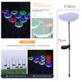 thumbnail image 3 of CAROOTU Solar LED Fiber Optic Jellyfish Lawn Lamp Colorful Light Color Changing Festival Decoration Ground, 3 of 6