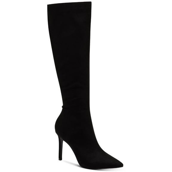 INC Womens Rajel Faux Suede Pointed Toe Knee-High Boots