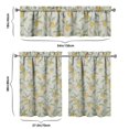thumbnail image 6 of Kitchen Curtains 36 Inch Short - 3 Panel Set Lemon Print, Rod Pocket Window Curtains 100% Polyester, Cute Fruit Valance for Farmhouse, Cafe, Living Room, Bedroom, Easy Wash, 6 of 6