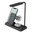 thumbnail image 3 of Chargeur Sans Fil Pliable Multifonction 15W avec Veilleuse LED et Support de Téléphone, Compatible avec Apple Watch/iPhone/AirPods, Design Portable pour Usage Domestique et Bureau, 3 of 9