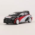 thumbnail image 1 of Modèle Réduit de Voiture en Alliage 1:64 GR Corolla Noir Rouge, 1 of 5