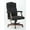 Black, variant on High-Back Traditional Executive Desk Chair, Driftwood, Navy Blue